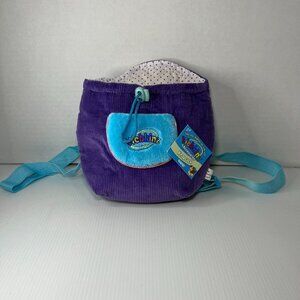 Ganz Webkinz Accessories Knapsack Carrier Purple Corduroy HC084 NWT NO CODE
